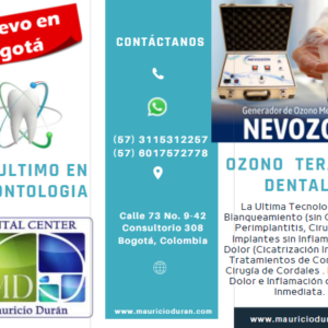 Ozonoterapia dental en Bogotá, Chía y La Calera
